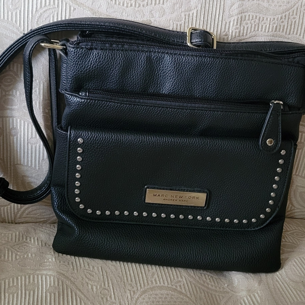 Marc New York Studded Black Crossbody Bag